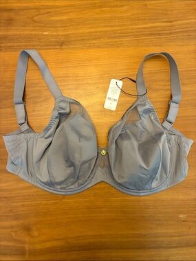 34J Understance Jasmine Flexwire Demi Unpadded Spacer Bra in Storm Grey